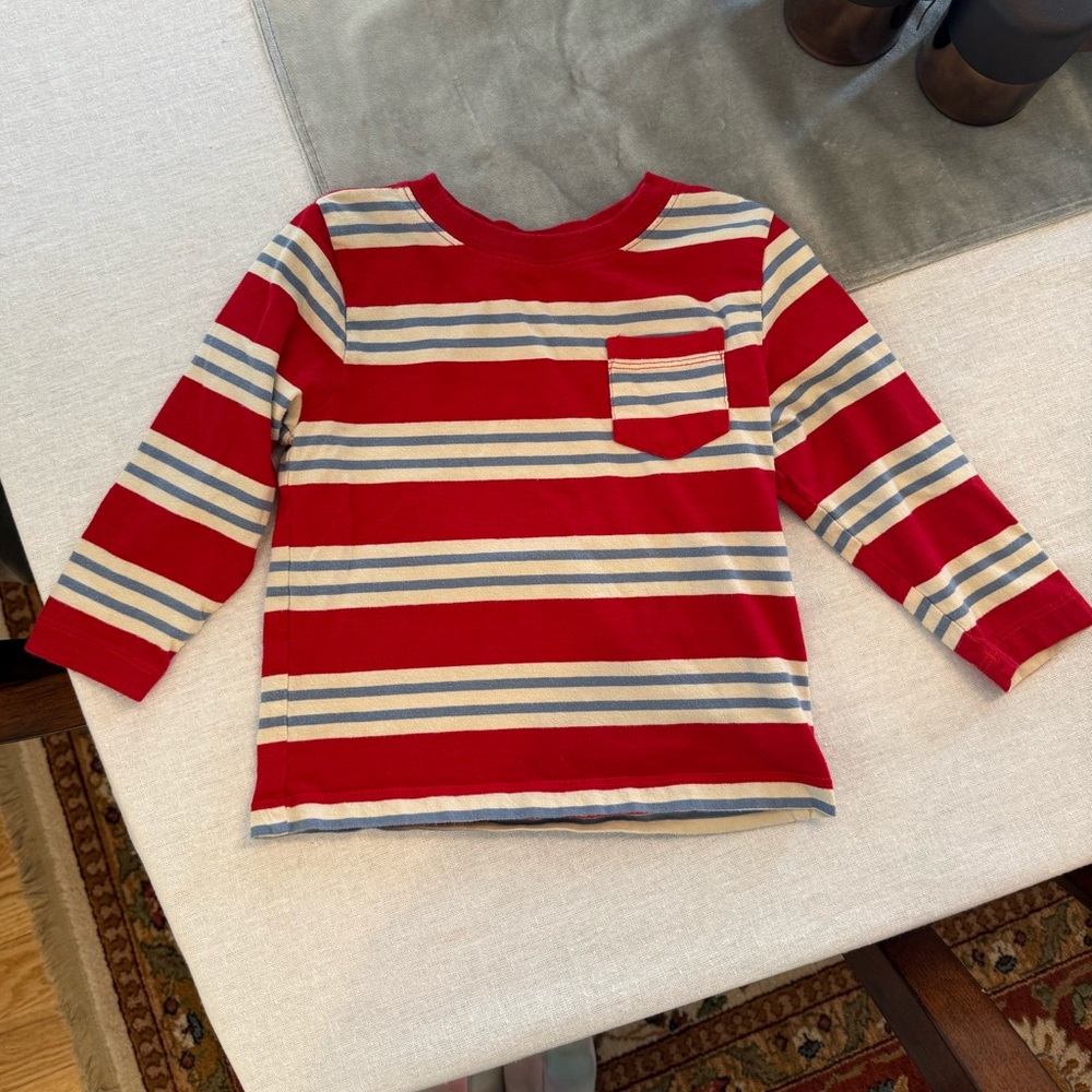 Striped, boys long-sleeve tee